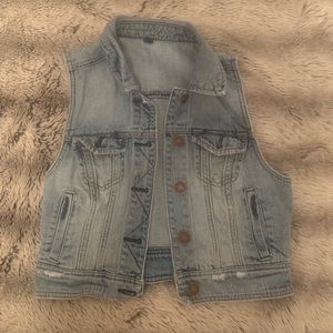 American Eagle jean vest